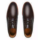 BOTA DERBY MASCULINA CASUAL EM COURO MARROM - CAFE