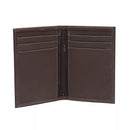 Carteira Masculina Em Couro Marrom - JADE/CAFE